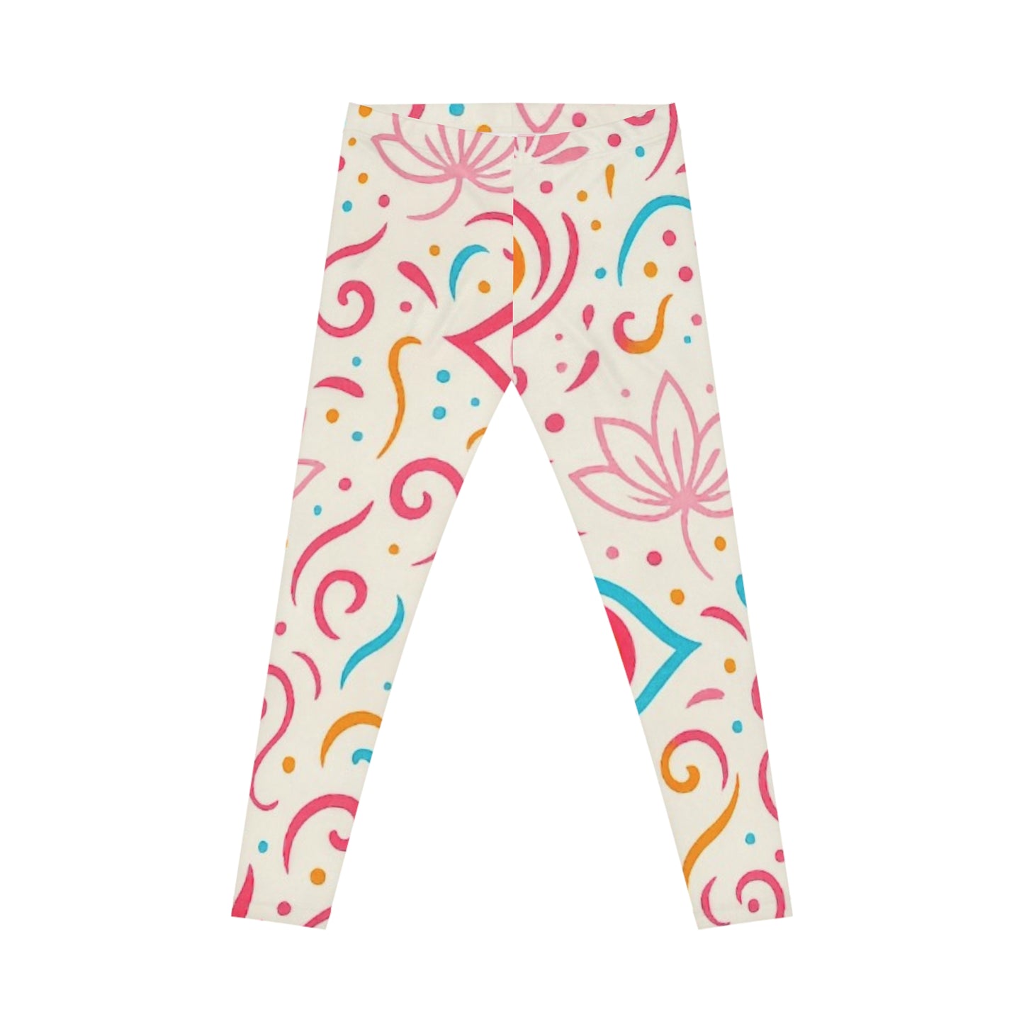 Lotus Bloom Collection. Women's Leggings, Stylish Activewear for Yoga, Casual Outfits, Gifts for Her, Trendy Workout Pants