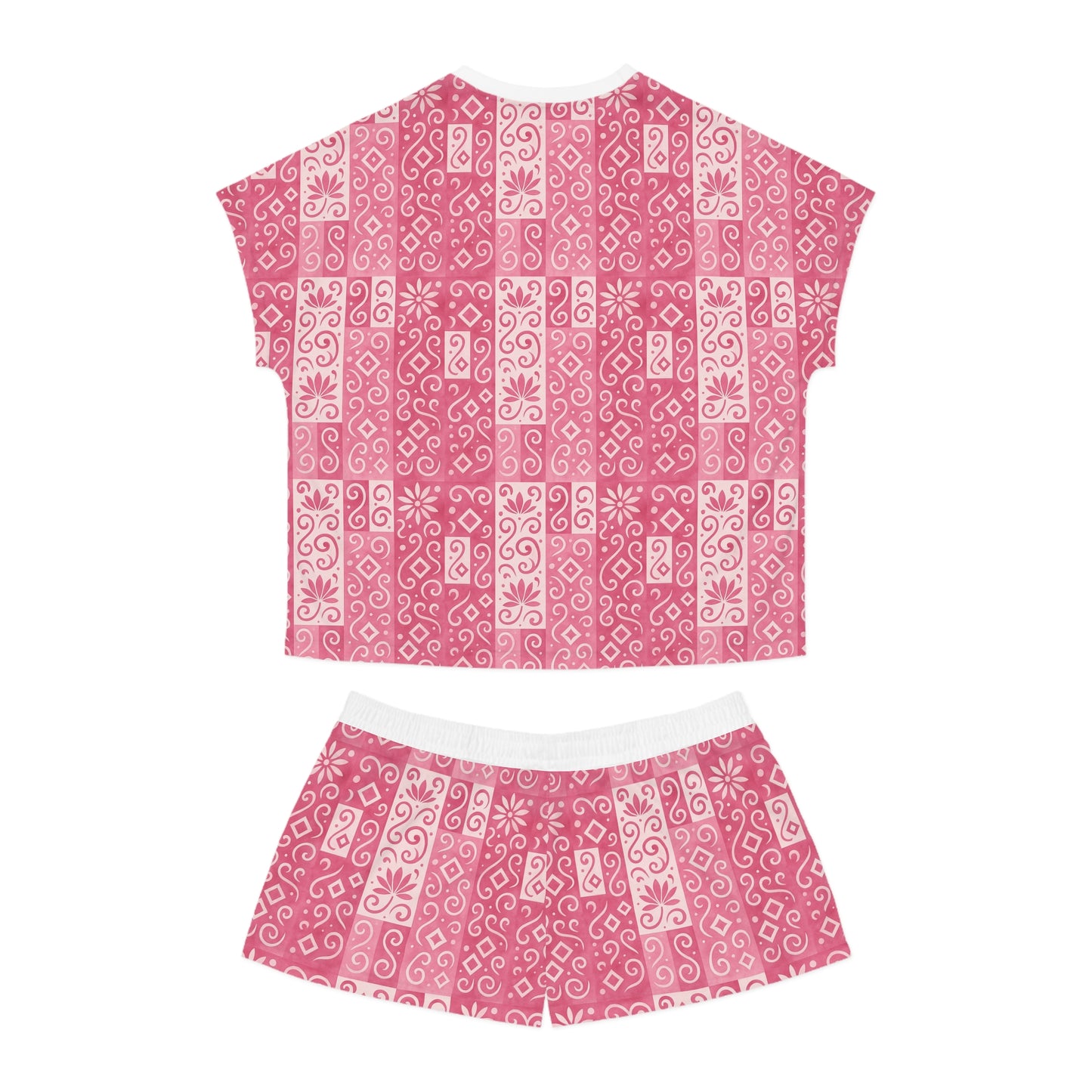 OMEP Pink Symbol Pajama Set – Women’s Cozy Loungewear Sleepwear, Cute Summer Nights, Gift for Her
