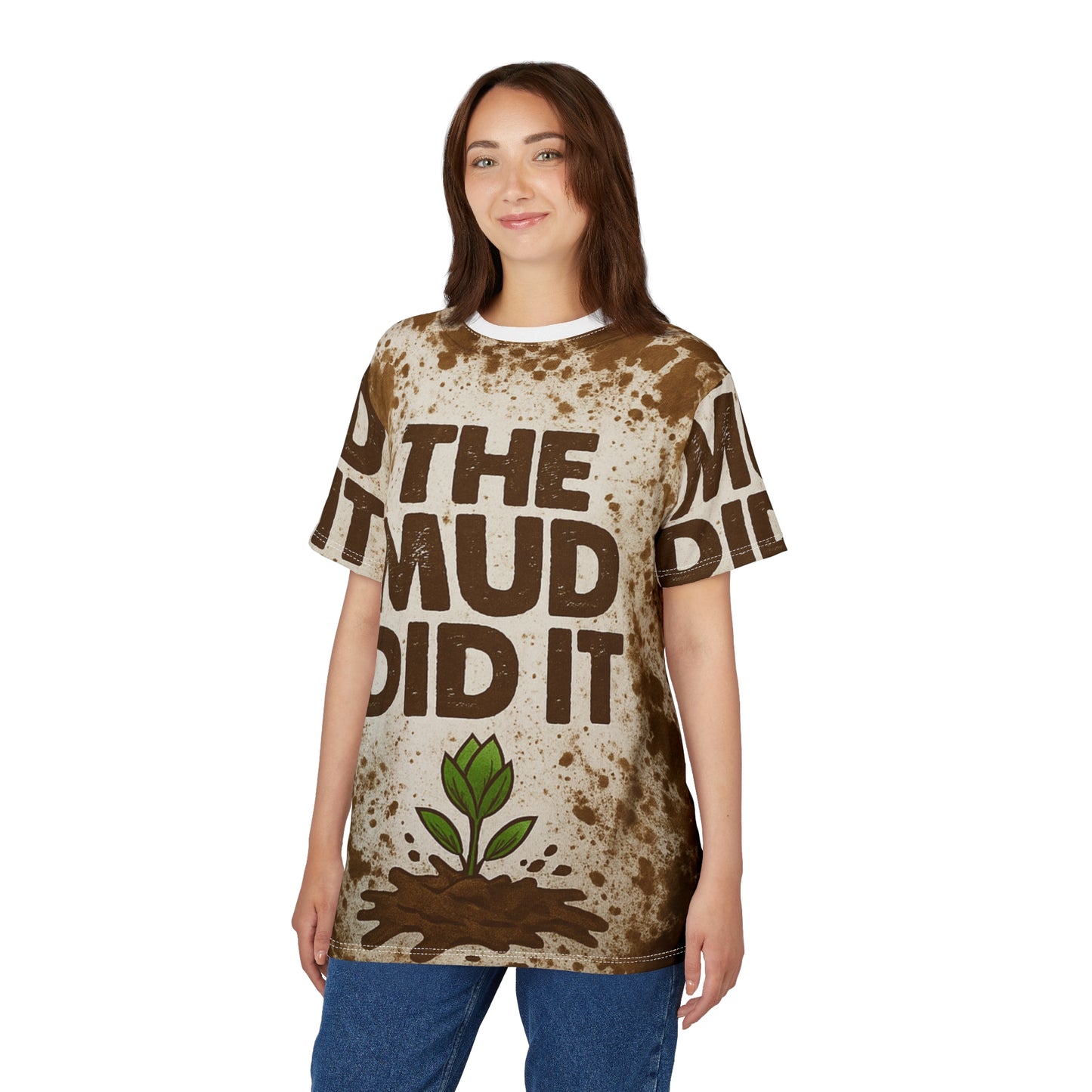 The Mud Did It - Inspirational Lotus Growth Tee