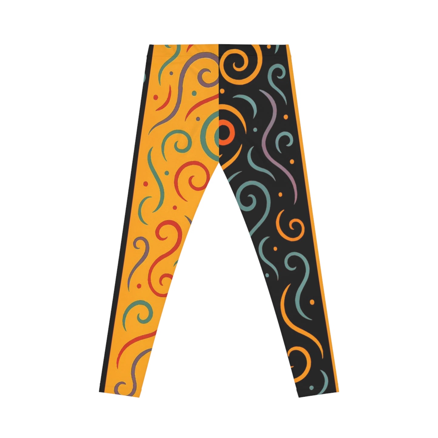 Lifestyle Collection-Vibrant Energy Edition OMEP Two-Tone Swirl Leggings .