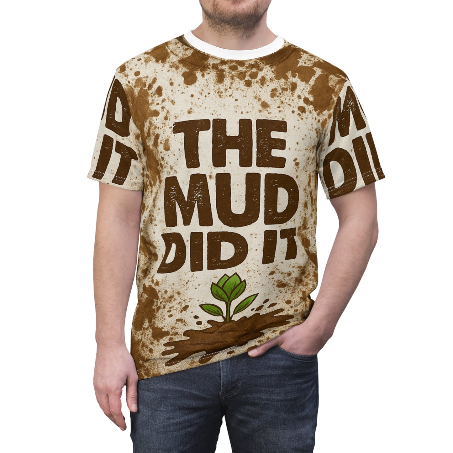 The Mud Did It - Inspirational Lotus Growth Tee