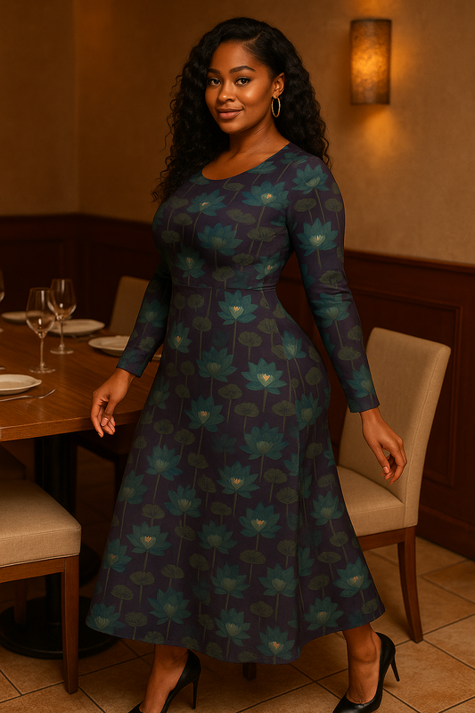 OMEP Lotus Bloom — Teal/Gold