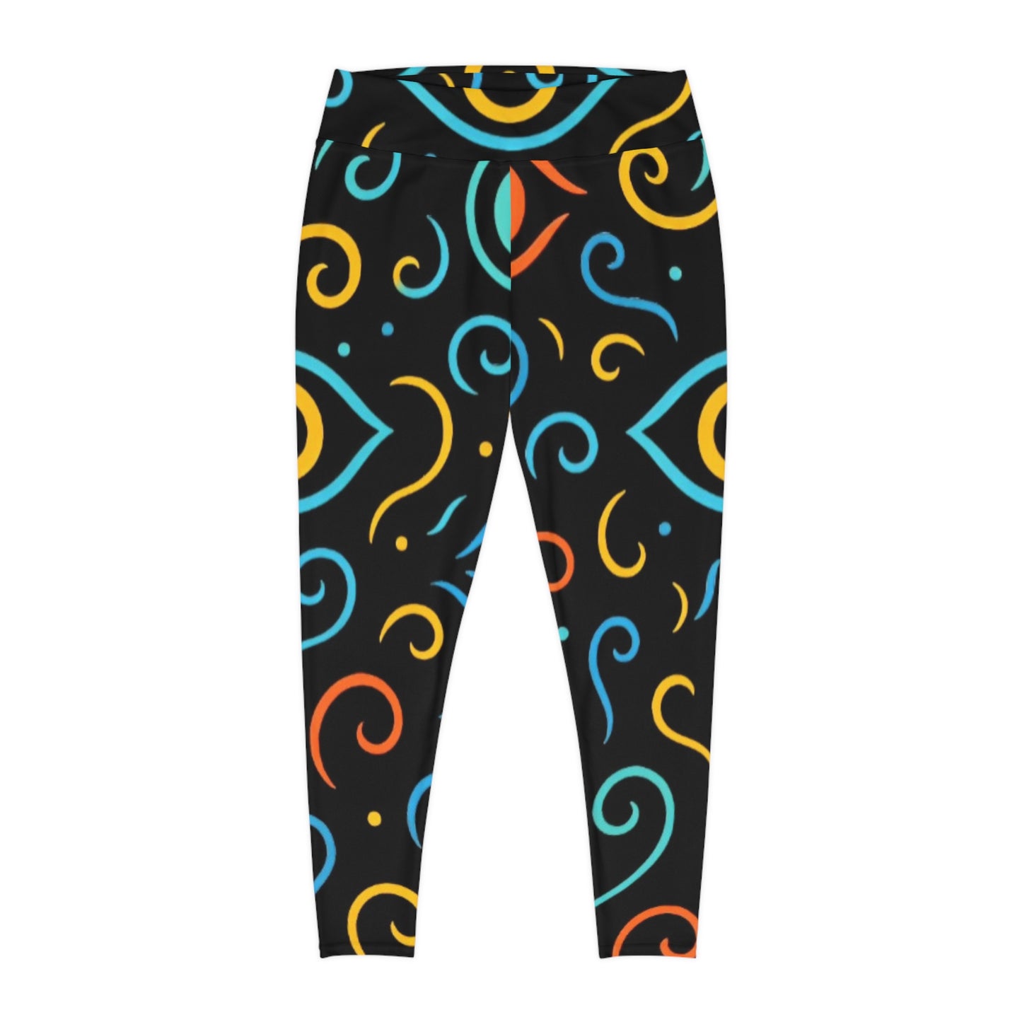 Cosmic Energy Collection Plus Size Leggings .