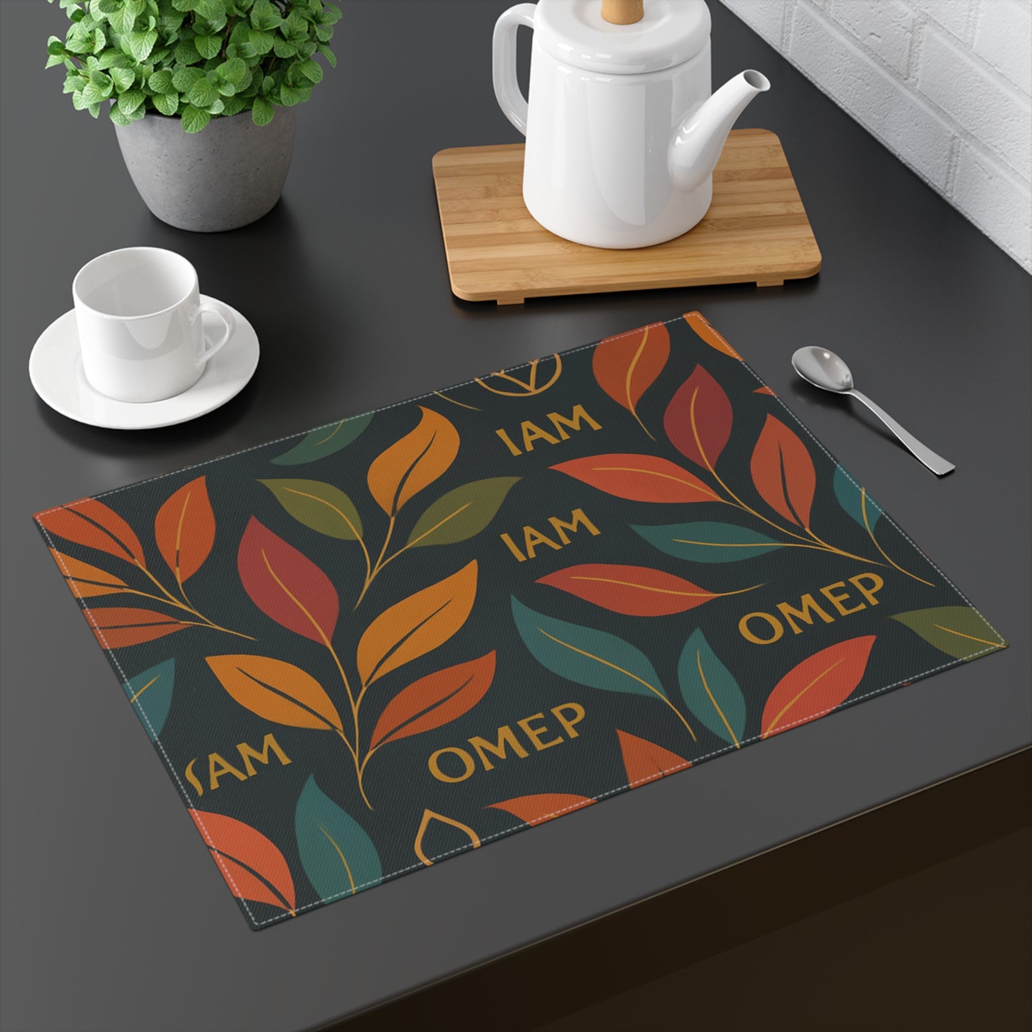 OMEP Leaf Scatter — Placemats- Autumn Falls Collection (Home Décor Edition)