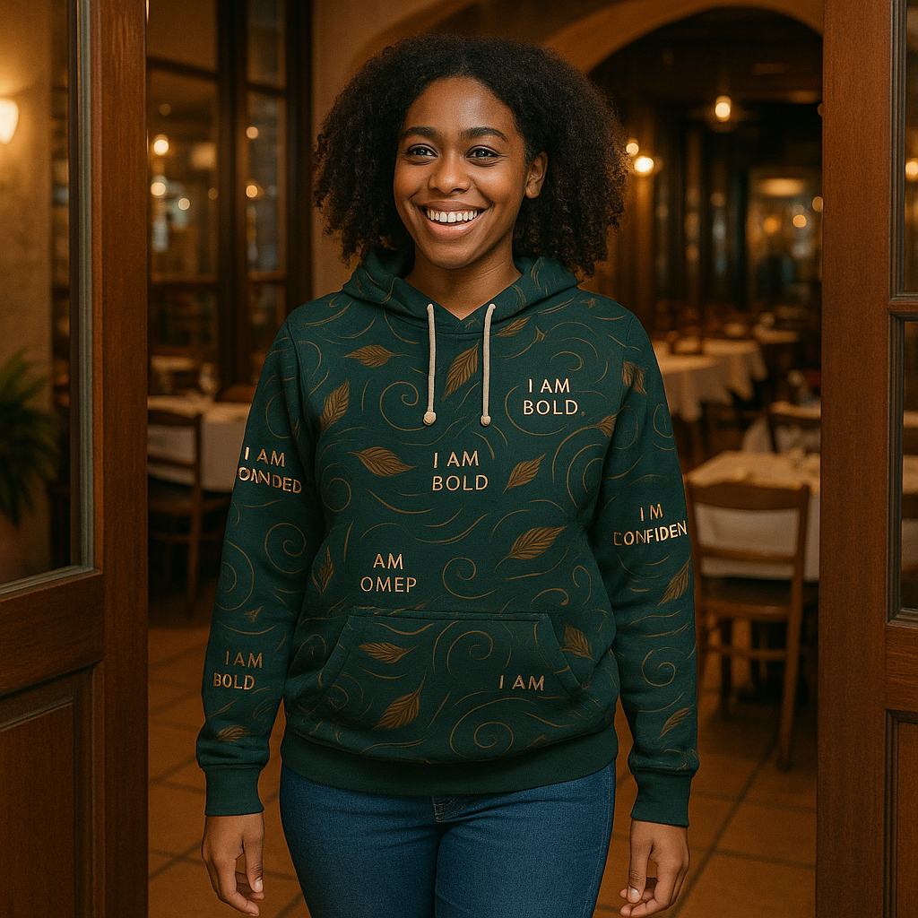 Affirmation Swirl — I AM Hoodie