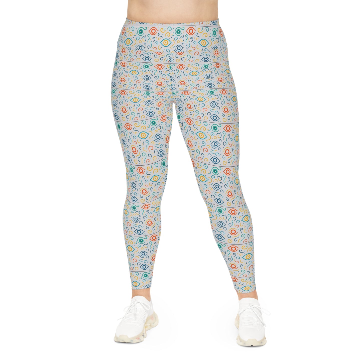 Balance Pattern Collection. Plus Size Leggings .