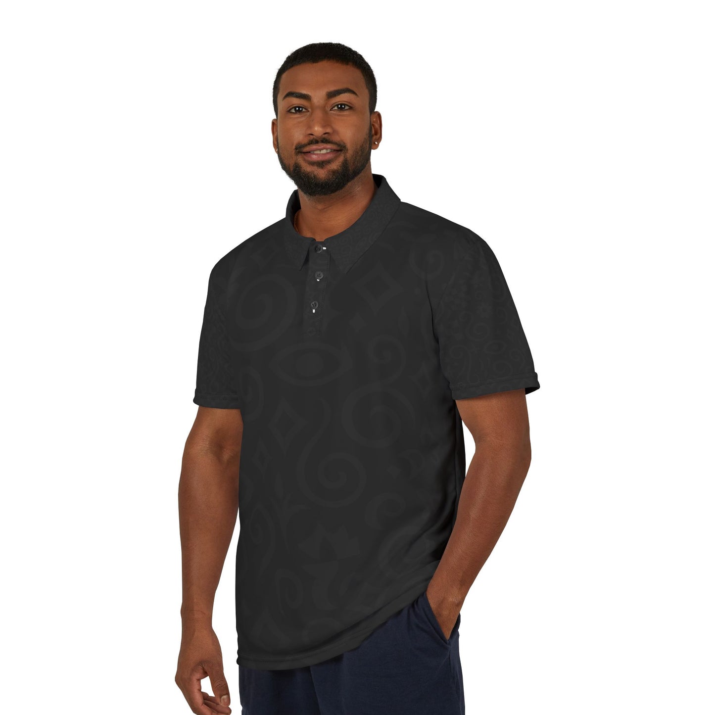 OMEP Essentials Polo Shirt (Dark)-Stylish Unisex Polo Shirt -