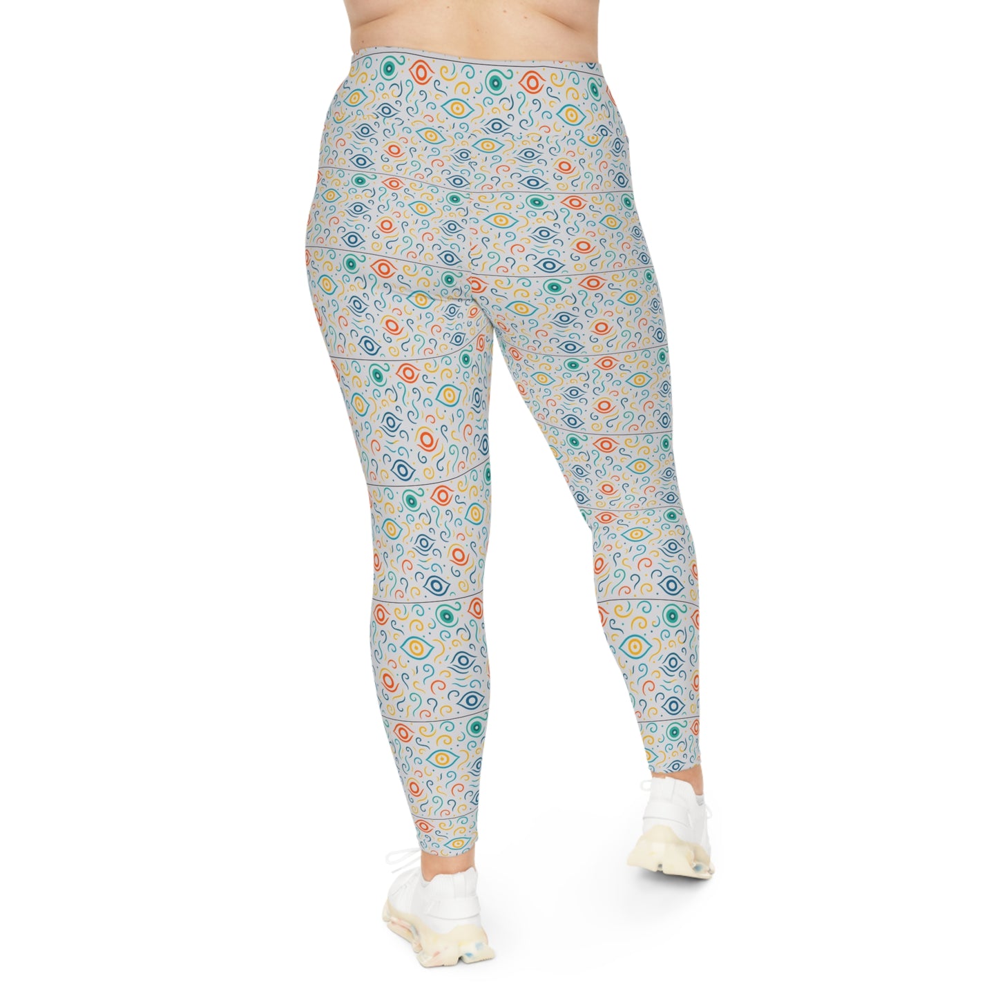 Balance Pattern Collection. Plus Size Leggings .