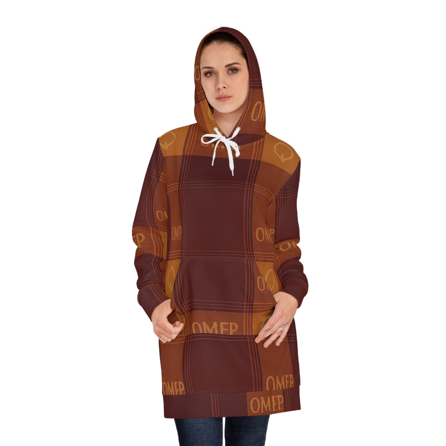OMEP Autumn Plaid Hoodie Dress-Autumn Falls Collection (Dress Edition)