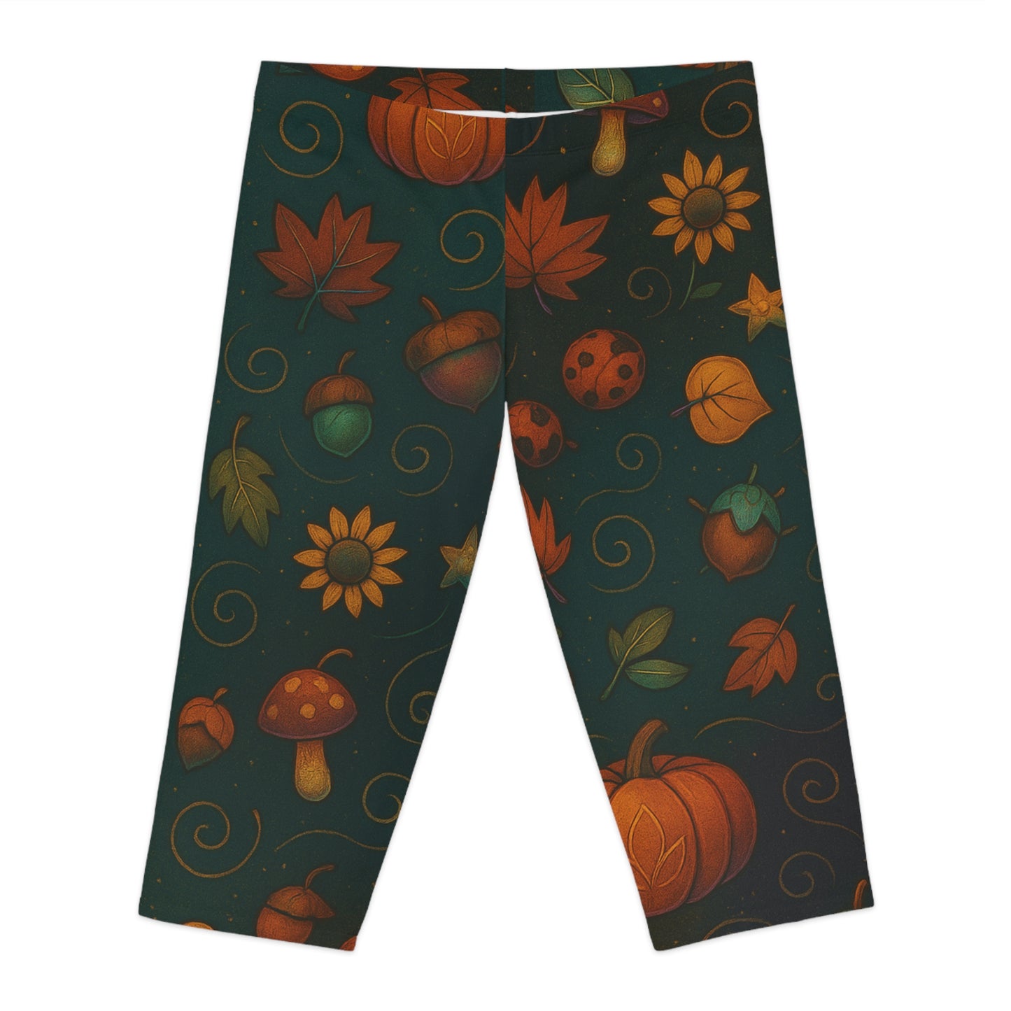 Autumn Harvest Capri Leggings