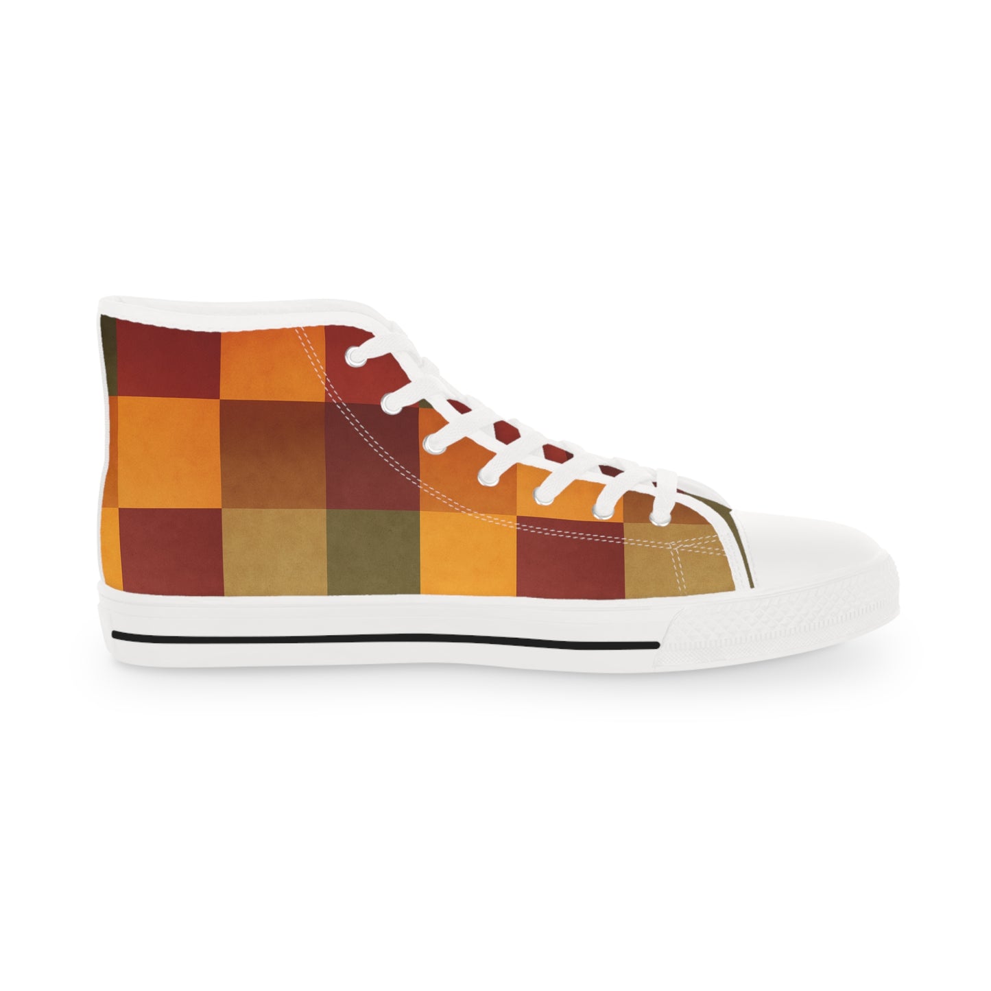 OMEP Autumn Plaid High-Tops-Men's High Top Sneakers