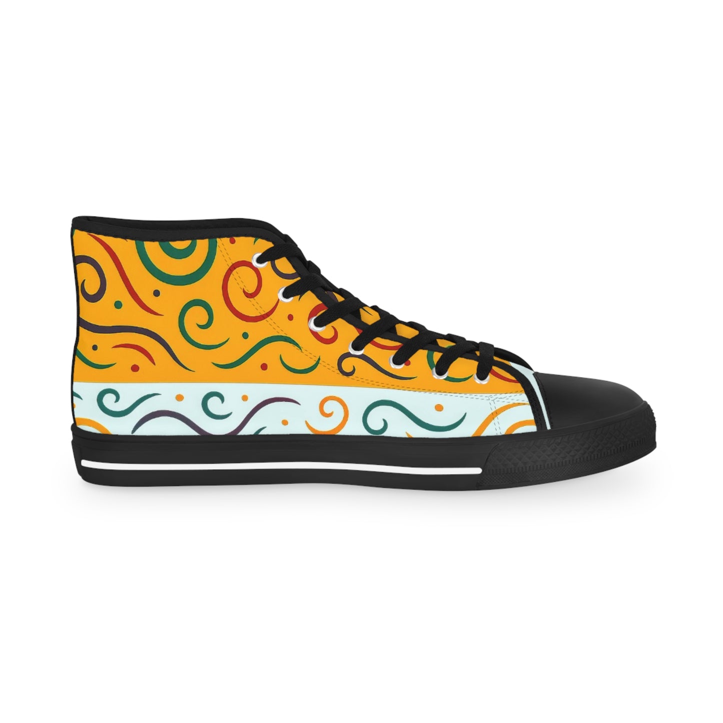 Collection: Healing in Color. Vibrant High Top Sneakers - Stylish Footwear for Every Occasion, Casual Outfits, Unique Style Statement, Gift for Sneaker Lovers, [...]