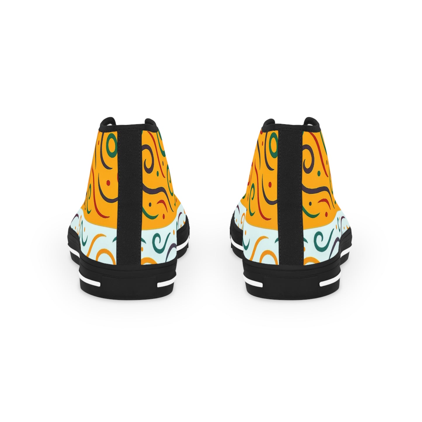 Collection: Healing in Color. Vibrant High Top Sneakers - Stylish Footwear for Every Occasion, Casual Outfits, Unique Style Statement, Gift for Sneaker Lovers, [...]