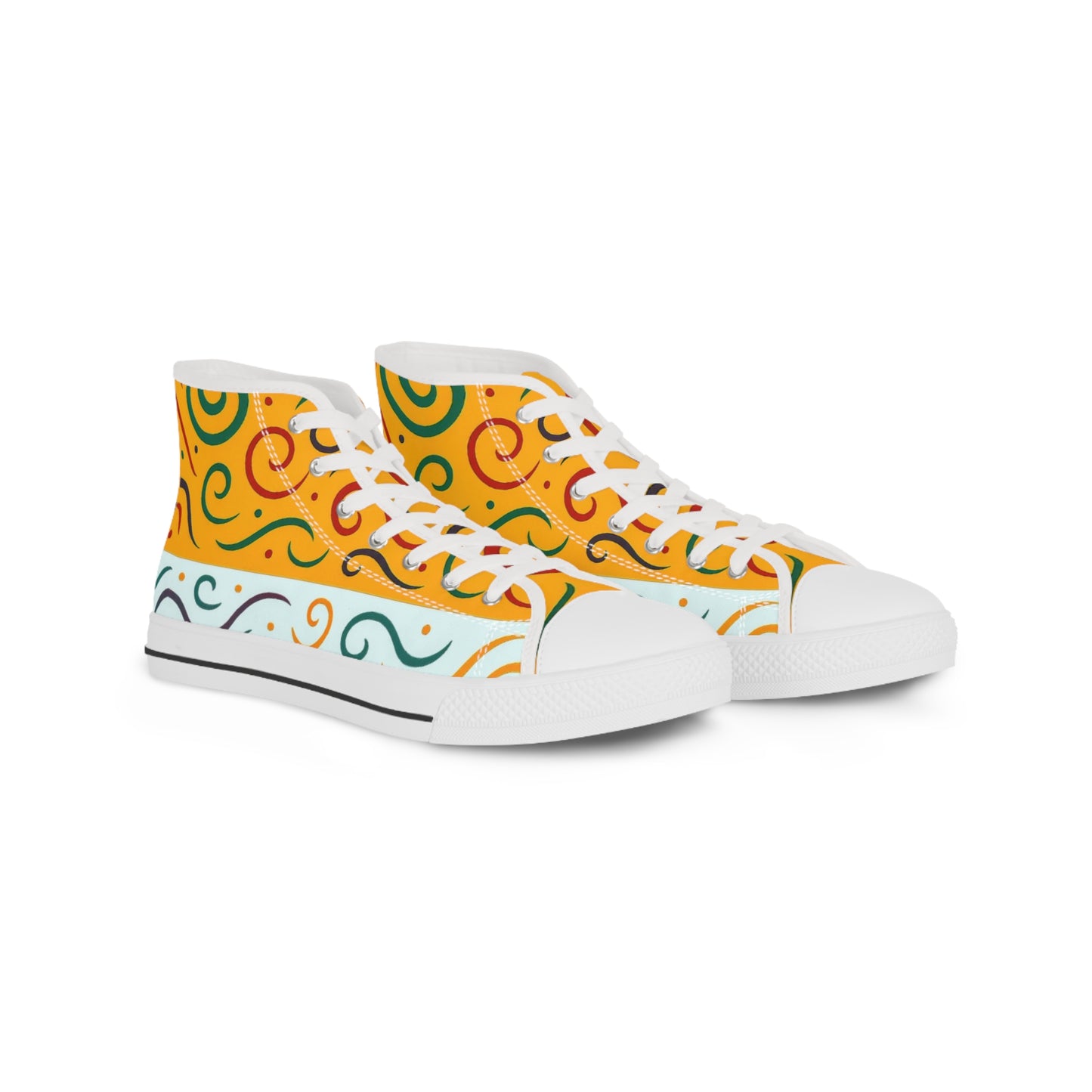 Collection: Healing in Color. Vibrant High Top Sneakers - Stylish Footwear for Every Occasion, Casual Outfits, Unique Style Statement, Gift for Sneaker Lovers, [...]