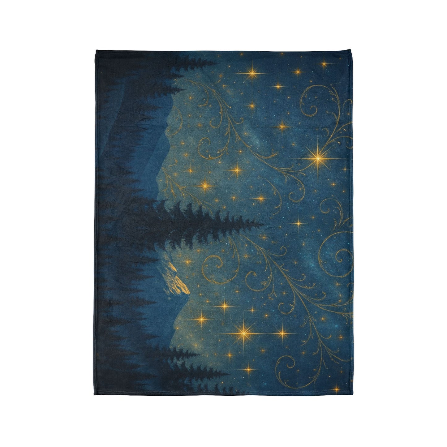 Cozy Starry Night Blanket - Soft Polyester Blanket for Stargazing, Indoor Decor, Gift for Nature Lovers, Cozy Winter Nights, Camping [...]