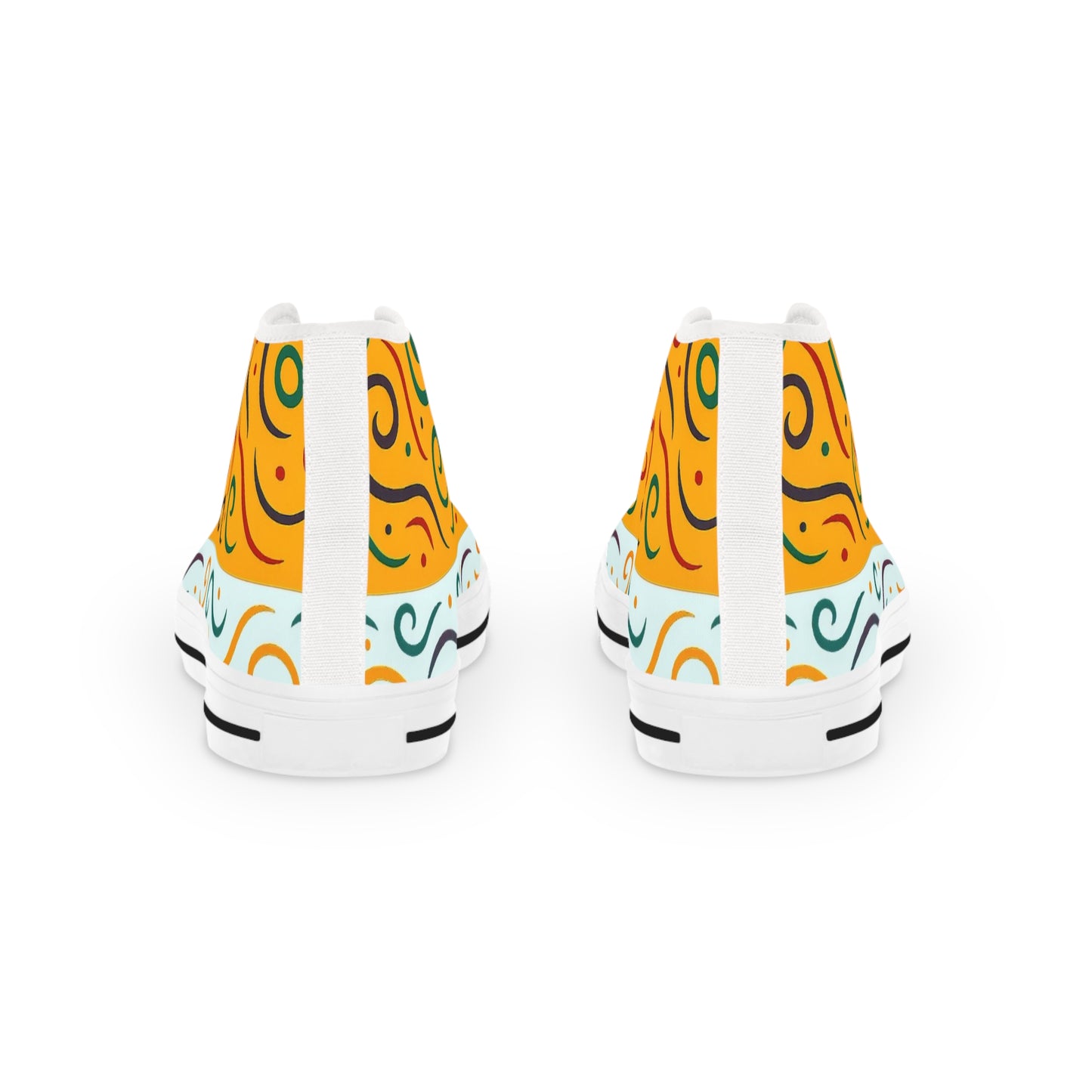 Collection: Healing in Color. Vibrant High Top Sneakers - Stylish Footwear for Every Occasion, Casual Outfits, Unique Style Statement, Gift for Sneaker Lovers, [...]