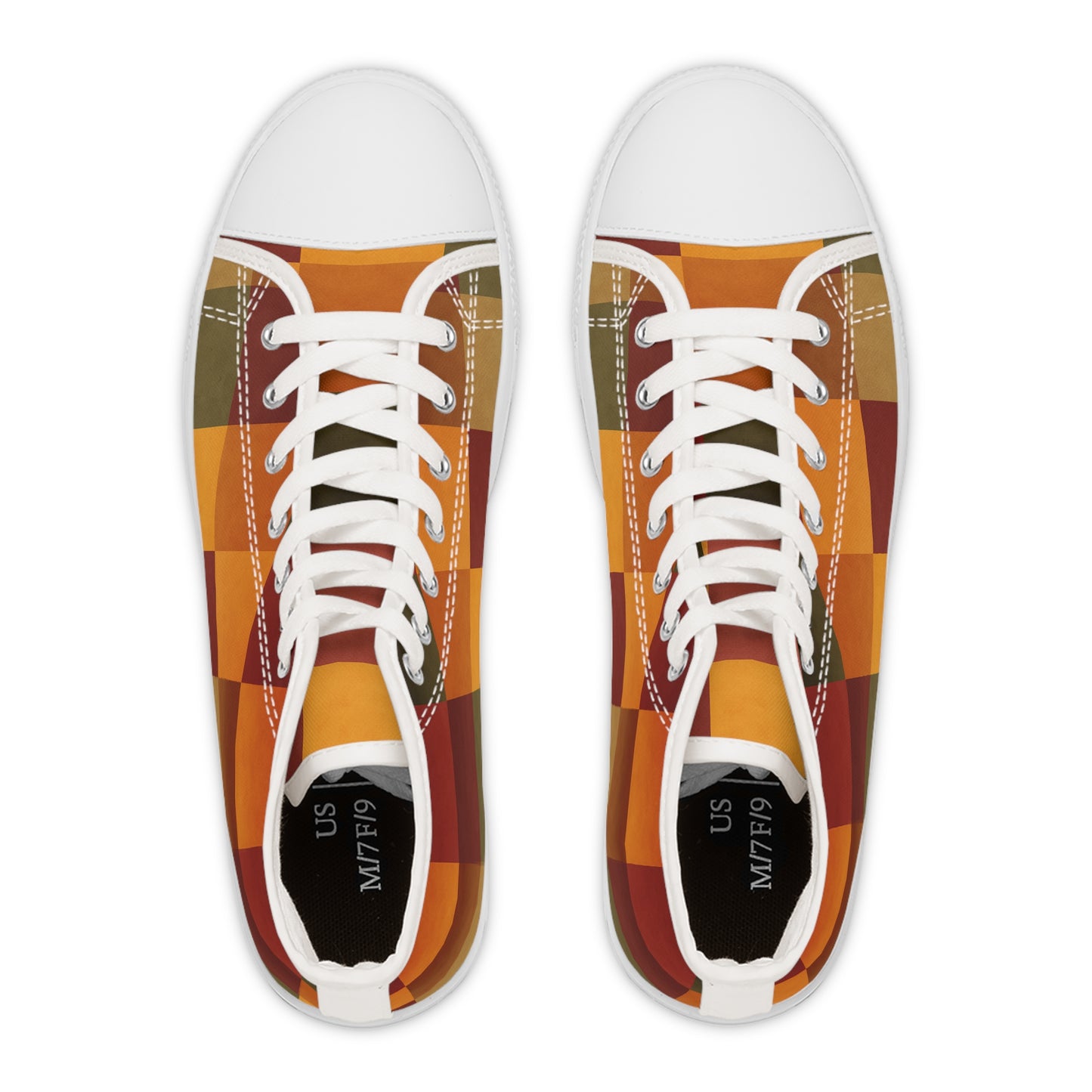 OMEP Autumn Plaid Women’s High-Tops-Autumn Falls Collection (Footwear Edition)