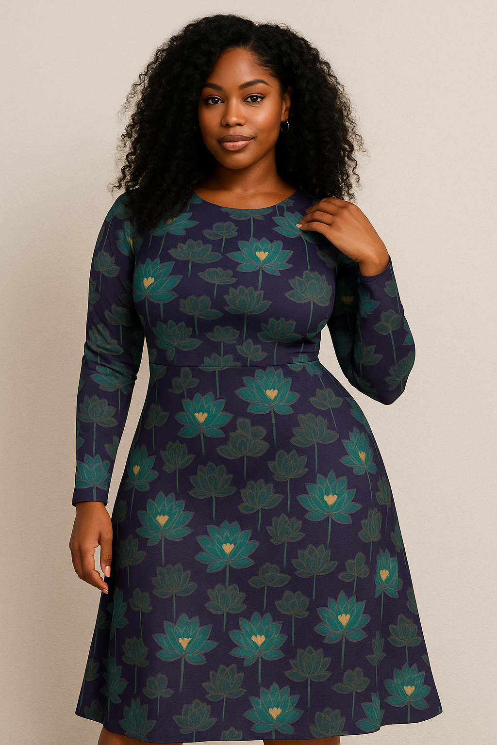 OMEP Lotus Bloom — Teal/Gold