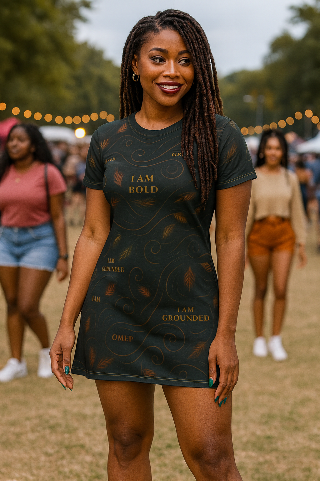 I Am Bold / Grounded Affirmation Dress