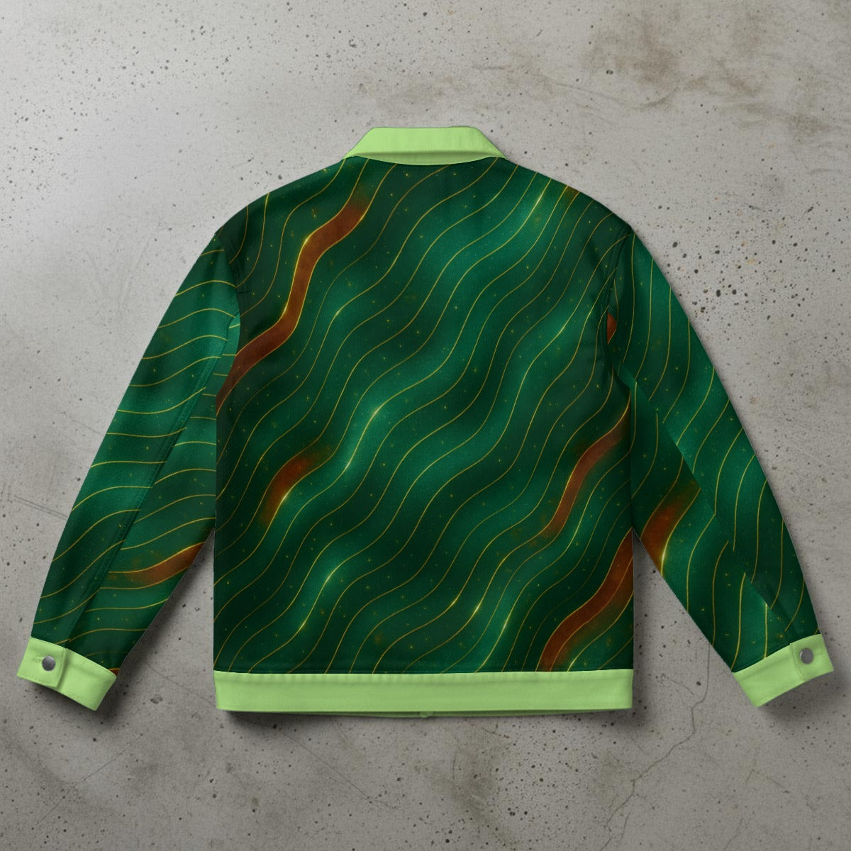 Emerald River Wave Men’s Jacket