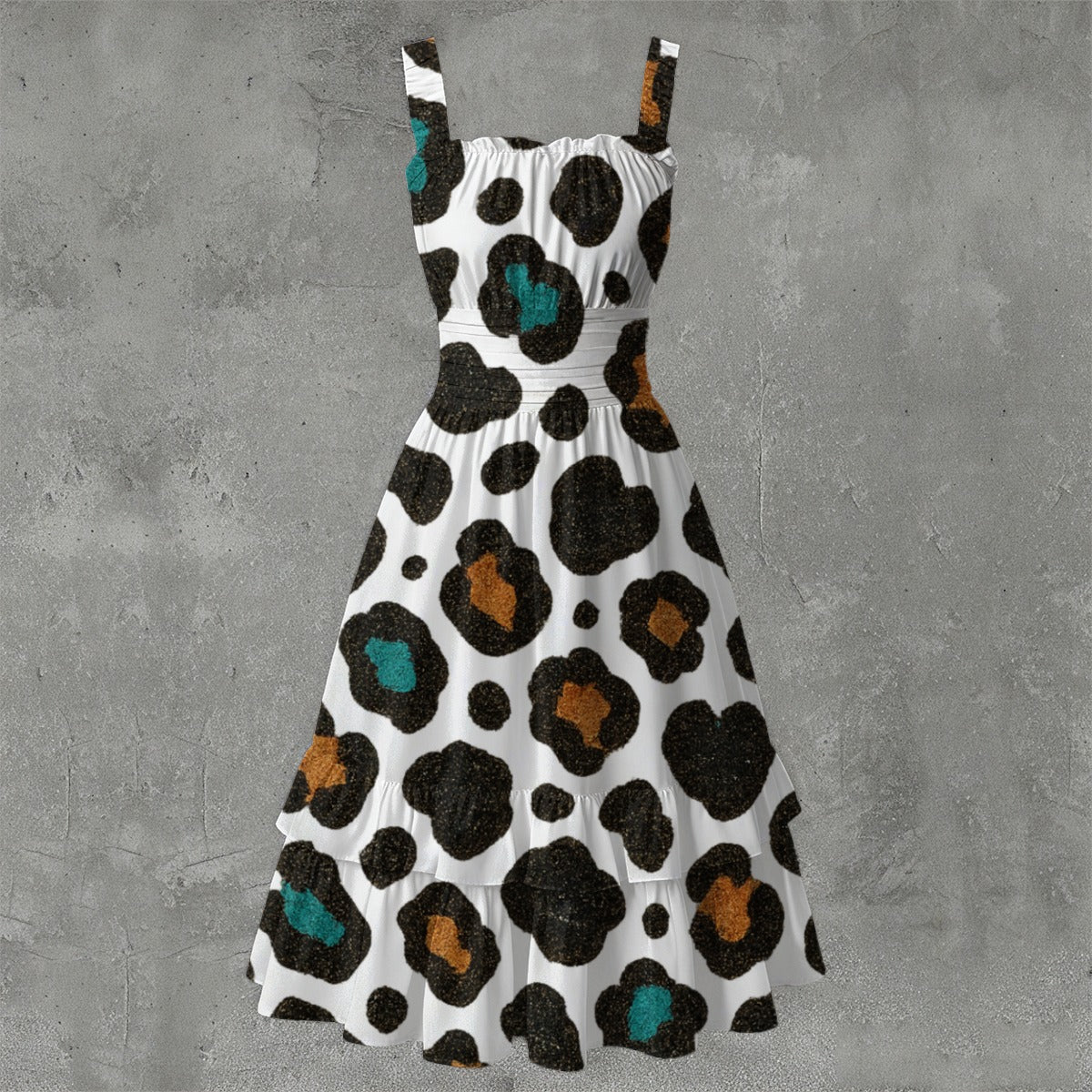 Autumn Rises – Wild Ember Midi Dress