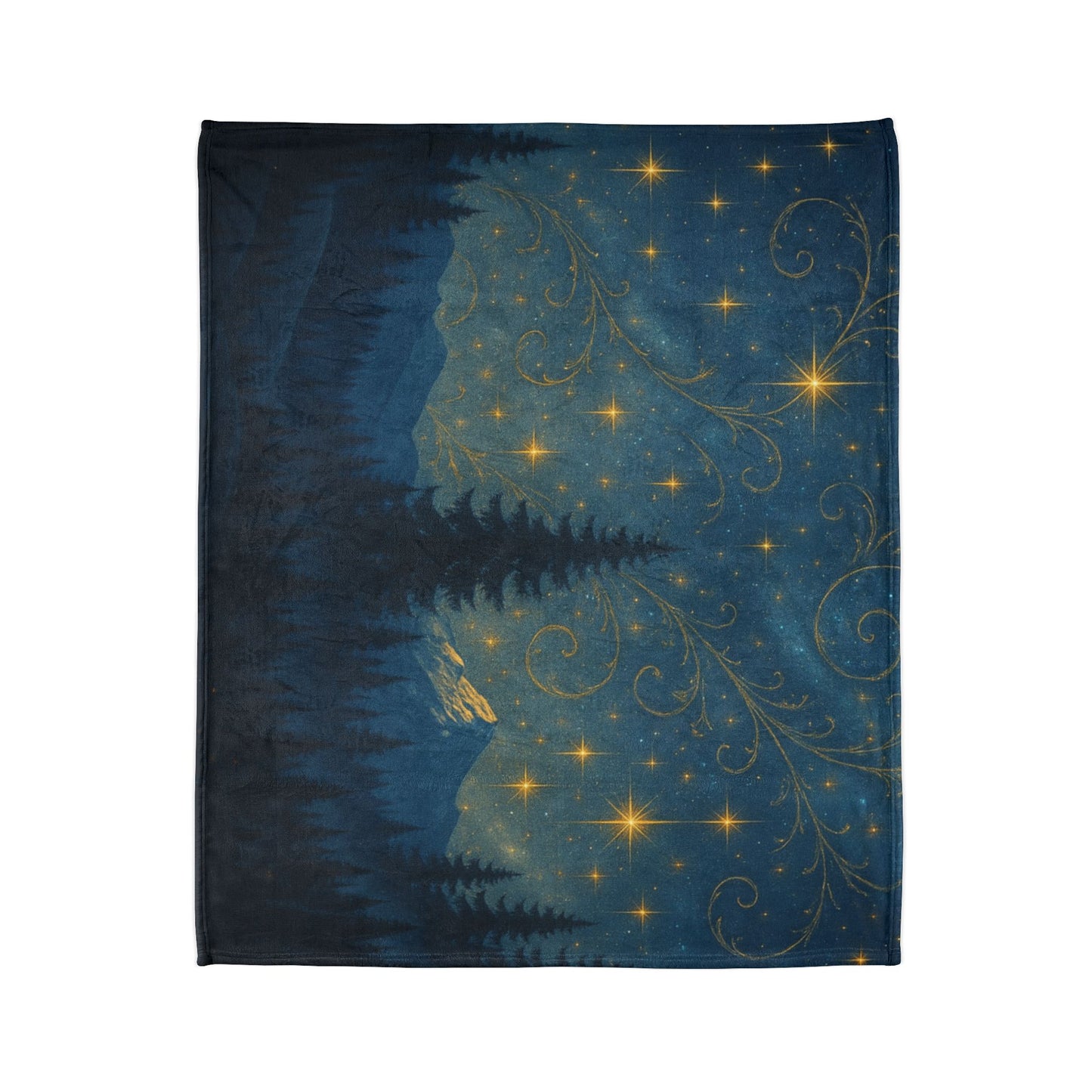 Cozy Starry Night Blanket - Soft Polyester Blanket for Stargazing, Indoor Decor, Gift for Nature Lovers, Cozy Winter Nights, Camping [...]