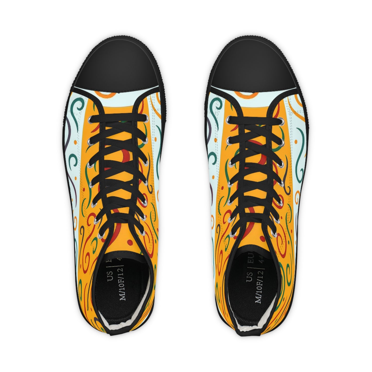 Collection: Healing in Color. Vibrant High Top Sneakers - Stylish Footwear for Every Occasion, Casual Outfits, Unique Style Statement, Gift for Sneaker Lovers, [...]