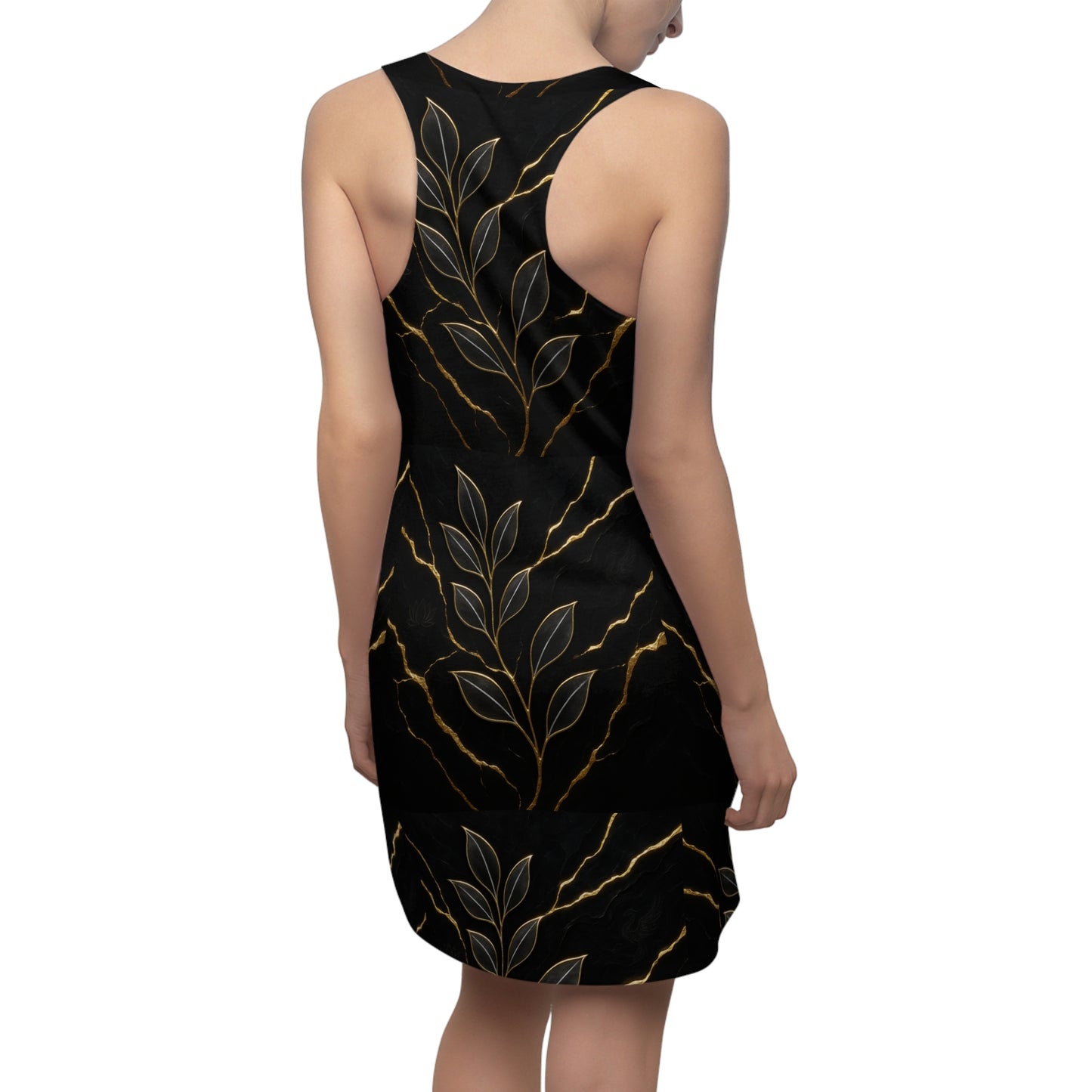 Golden Vein Luxury Dress (Autumn Rises)