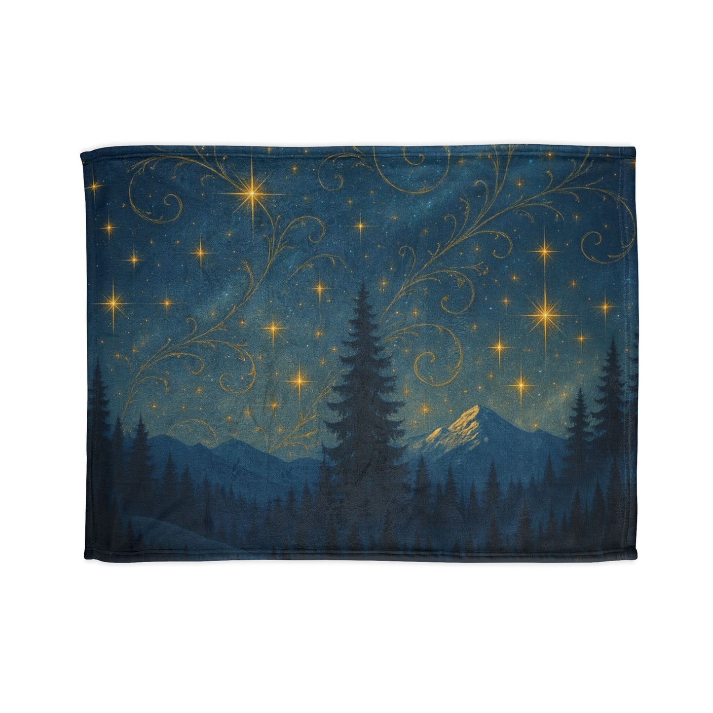 Cozy Starry Night Blanket - Soft Polyester Blanket for Stargazing, Indoor Decor, Gift for Nature Lovers, Cozy Winter Nights, Camping [...]