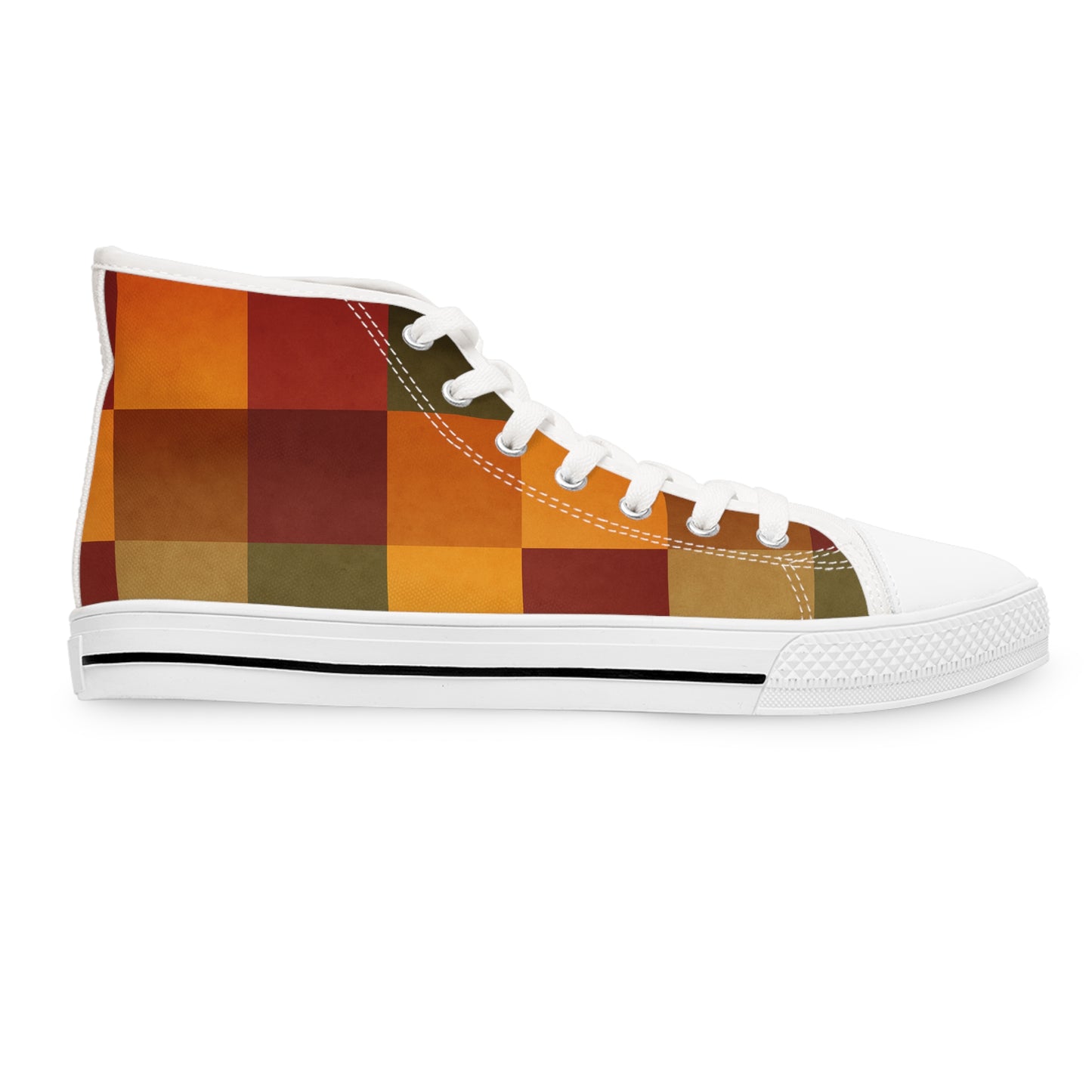 OMEP Autumn Plaid Women’s High-Tops-Autumn Falls Collection (Footwear Edition)