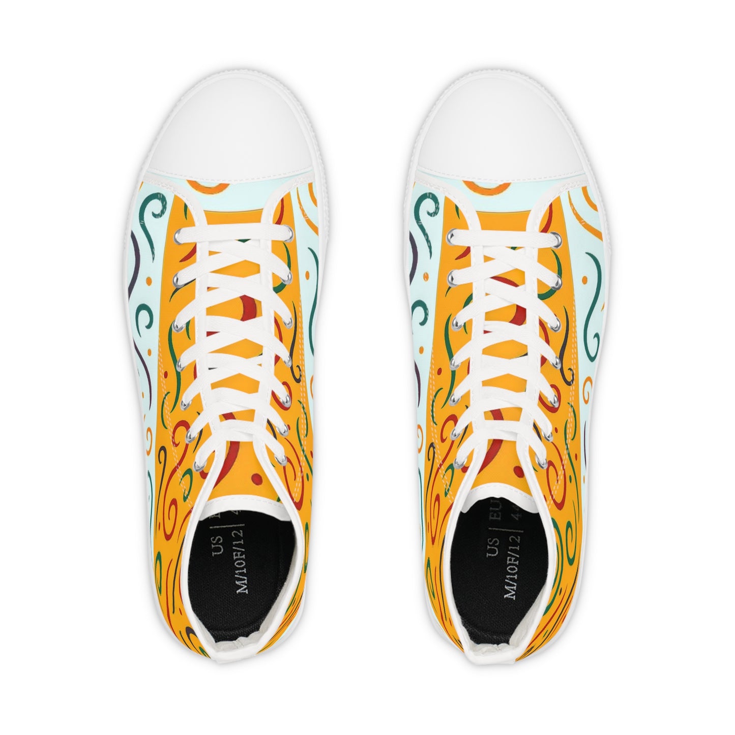 Collection: Healing in Color. Vibrant High Top Sneakers - Stylish Footwear for Every Occasion, Casual Outfits, Unique Style Statement, Gift for Sneaker Lovers, [...]