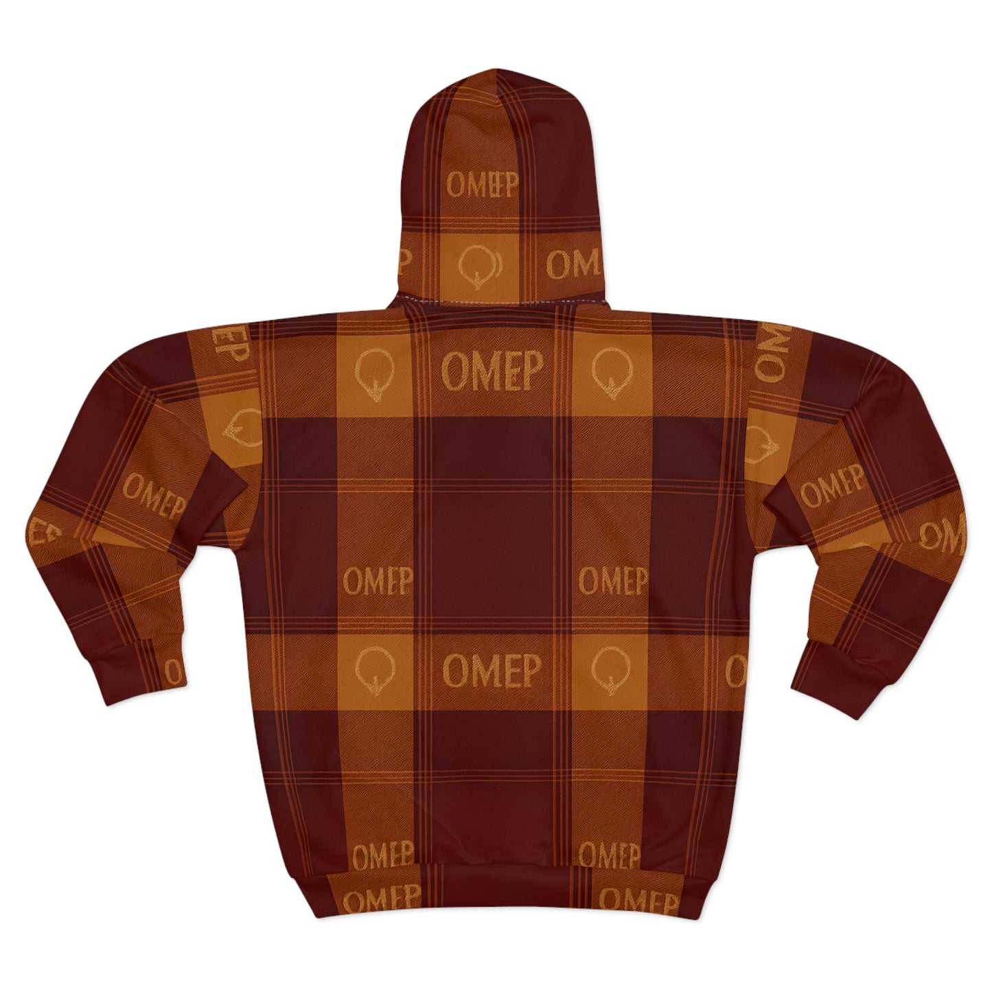 OMEP Autumn Plaid Zip Hoodie