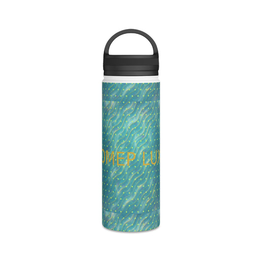Aurora Frostwave Polka Dot Stainless Steel Water Bottle — Holiday Edition