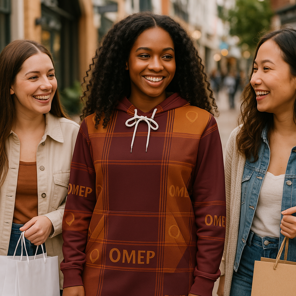 OMEP Autumn Plaid Hoodie Dress-Autumn Falls Collection (Dress Edition)