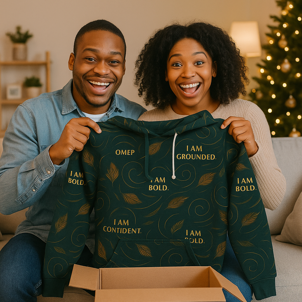 Affirmation Swirl — I AM Hoodie