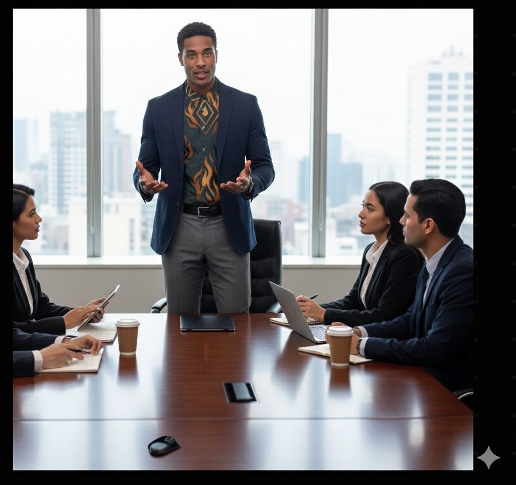 Inferno Diamond Button-Up Men's