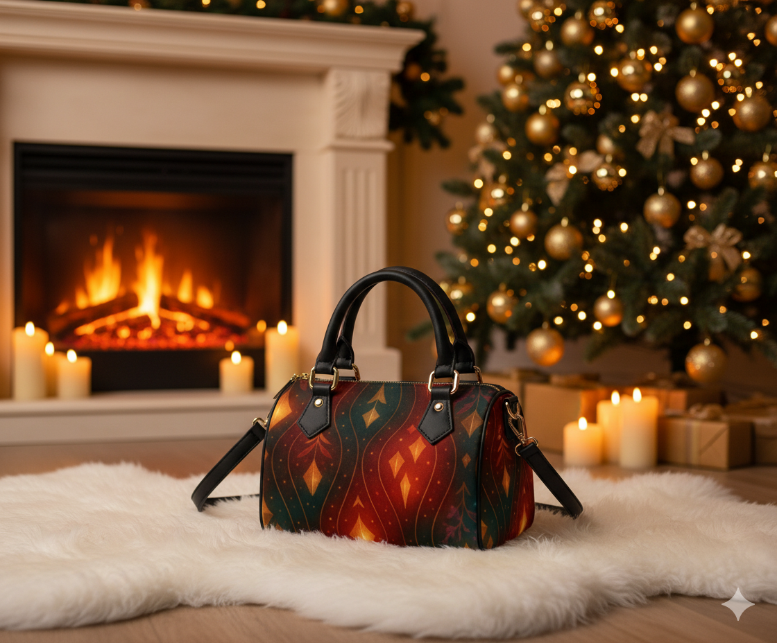 OMEP Luxe Holiday Purse – Midnight Amber Edition