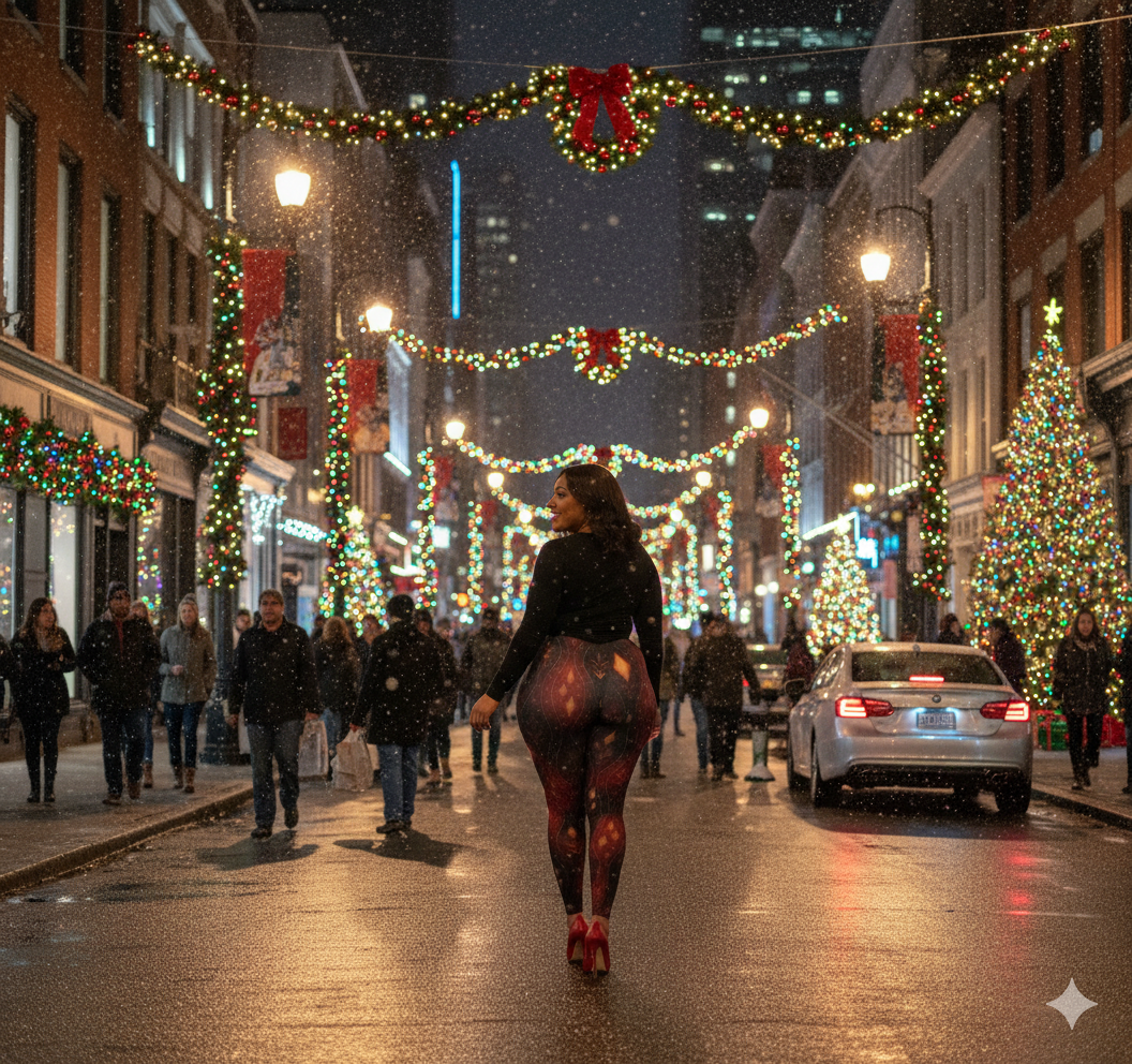 Ember Diamond Holiday Glow Leggings