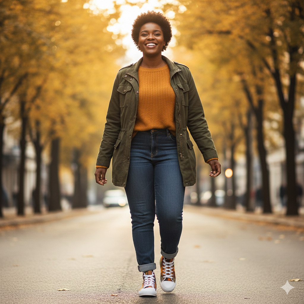 OMEP Autumn Plaid Women’s High-Tops-Autumn Falls Collection (Footwear Edition)