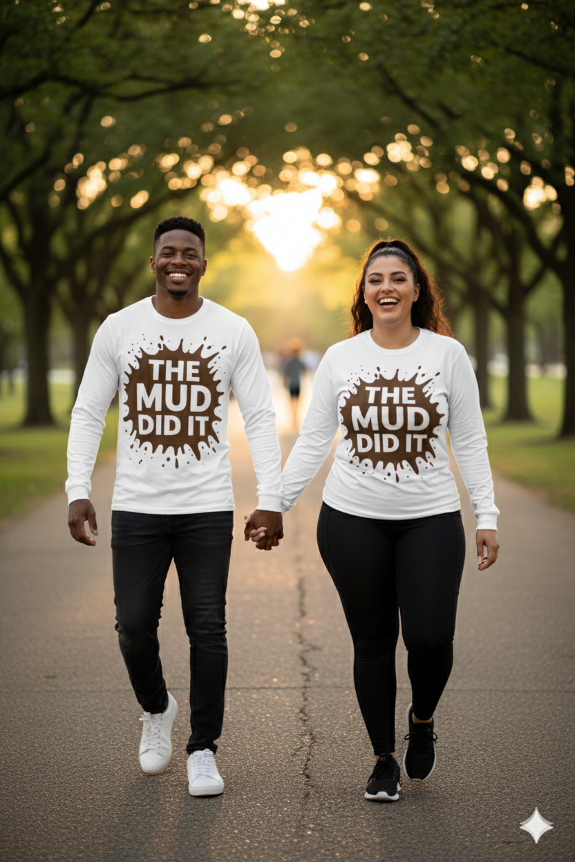 OMEP “The Mud Did It” Transformation Unisex Long-Sleeve-Tee