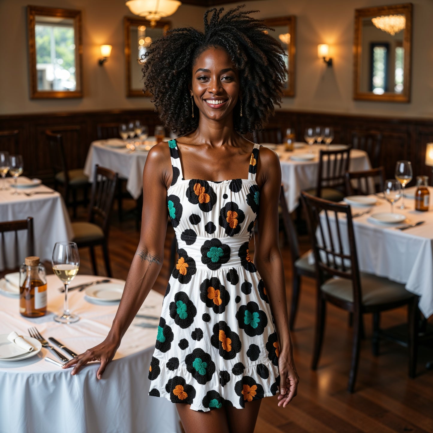 Autumn Rises – Wild Ember Midi Dress